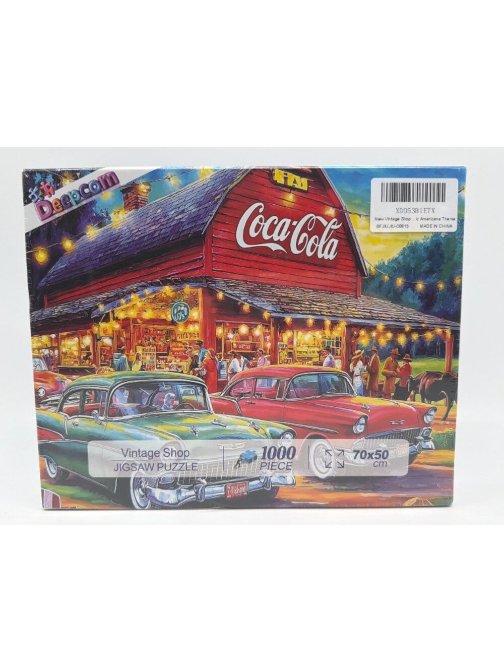 Vintage Shop 1000-Piece Jigsaw Puzzle With Americana Coca-Cola Theme 70 x 50 cm
